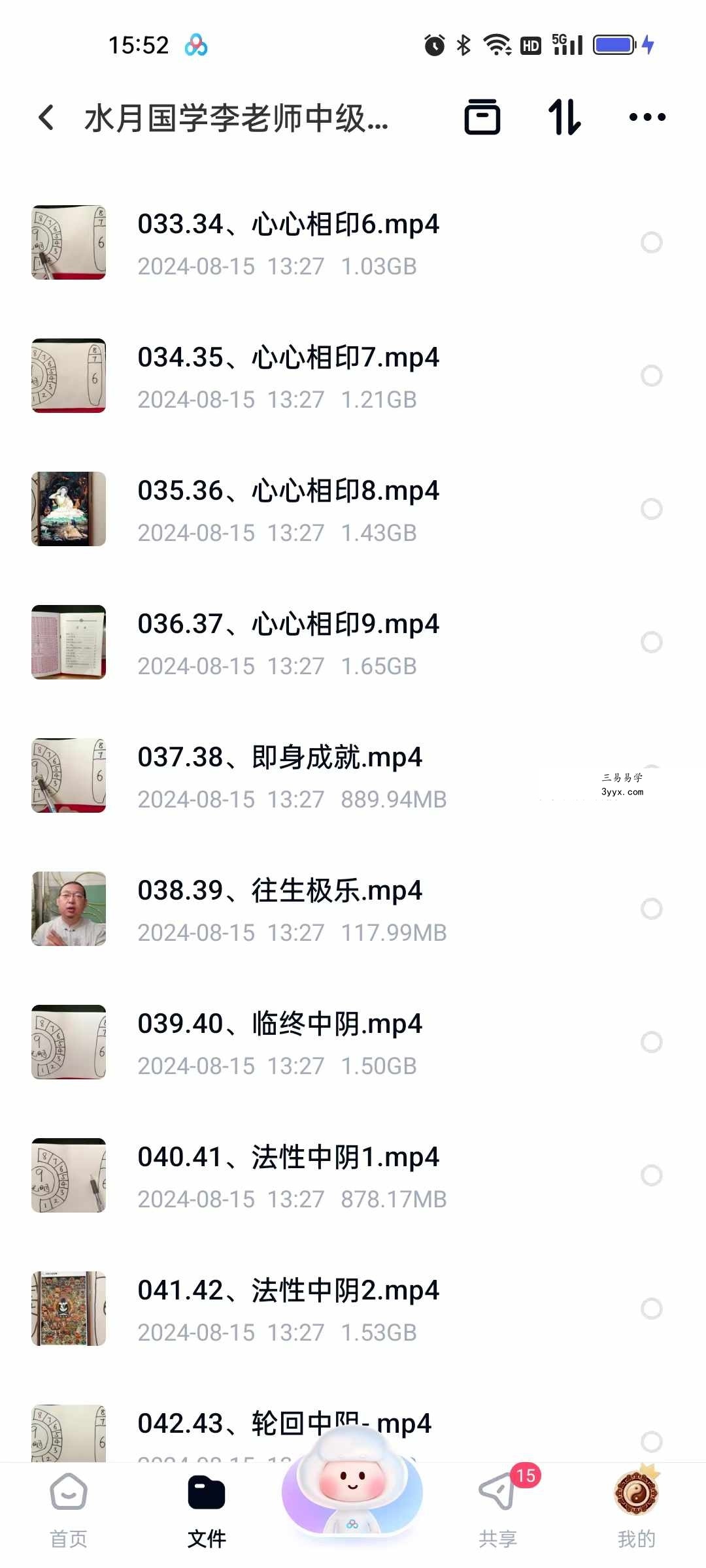 水月国学李老师中级班+高级班 合集43集 资料图片
