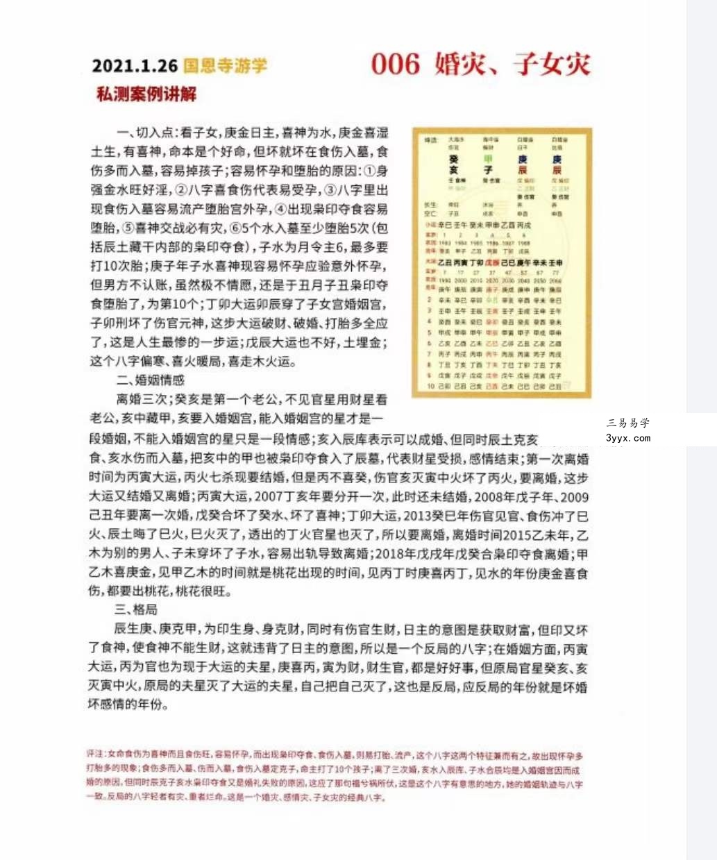 夏光明文档《八字终极班108例》118页 资料图片