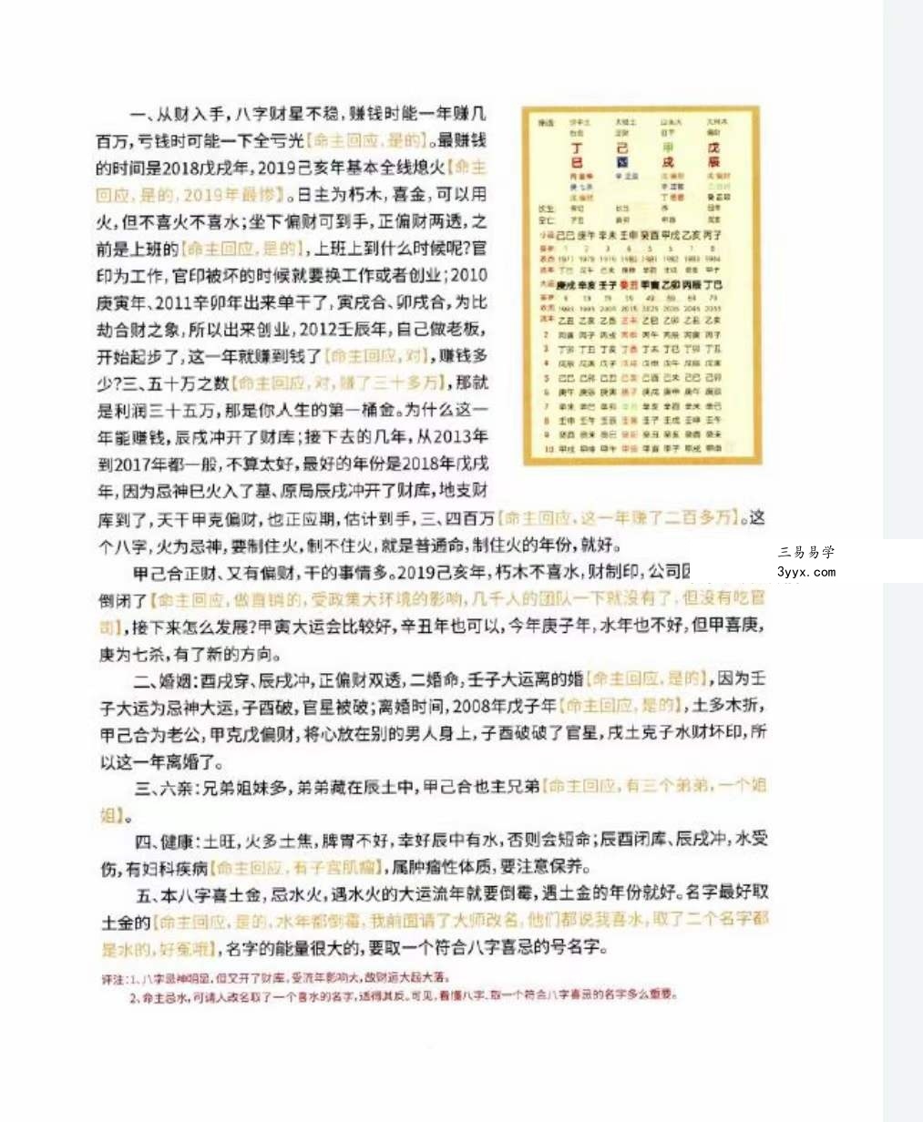 夏光明文档《八字终极班108例》118页 资料图片