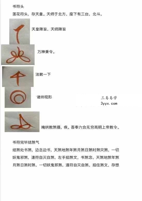 《邱派元帅符秘全》三十六帅书符仪轨 44页 资料图片