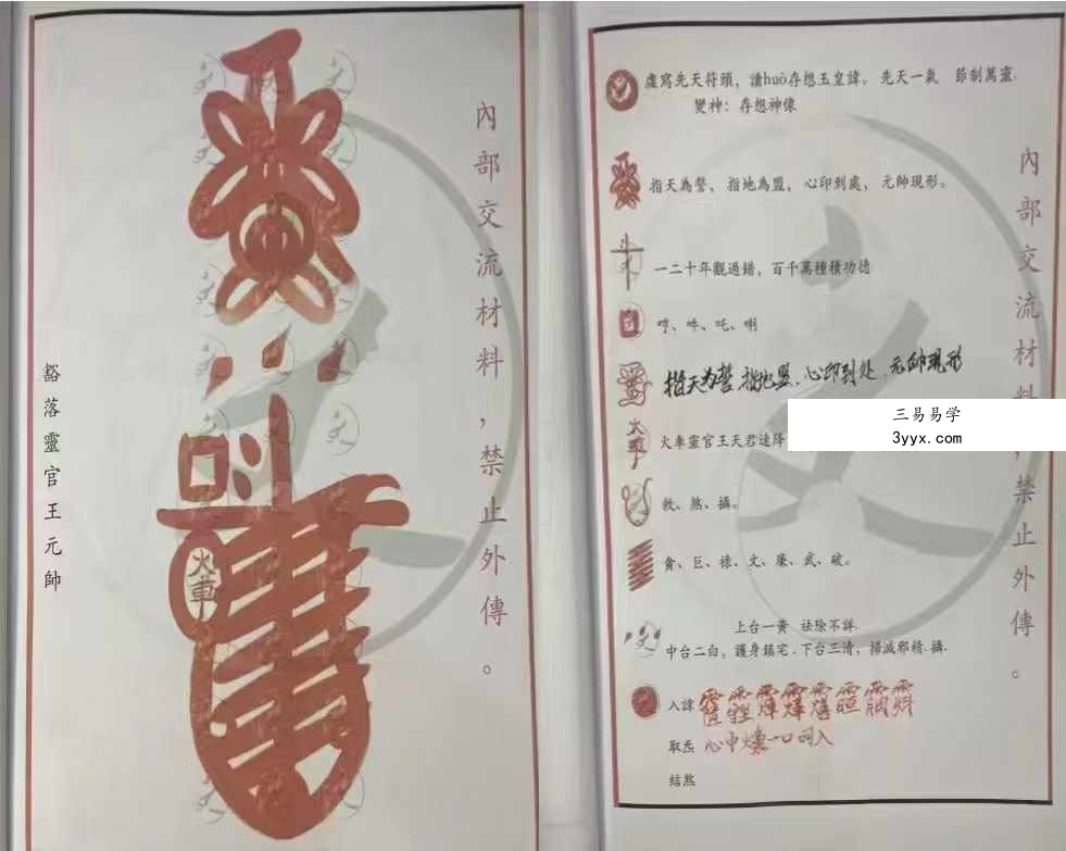 《邱派元帅符秘全》三十六帅书符仪轨 44页 资料图片