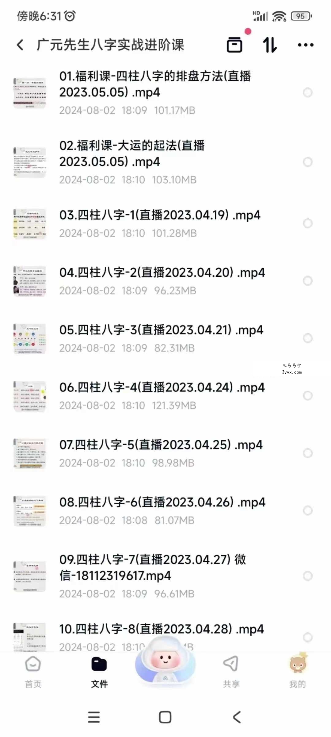 广元先生八字实战进阶课25集 资料图片