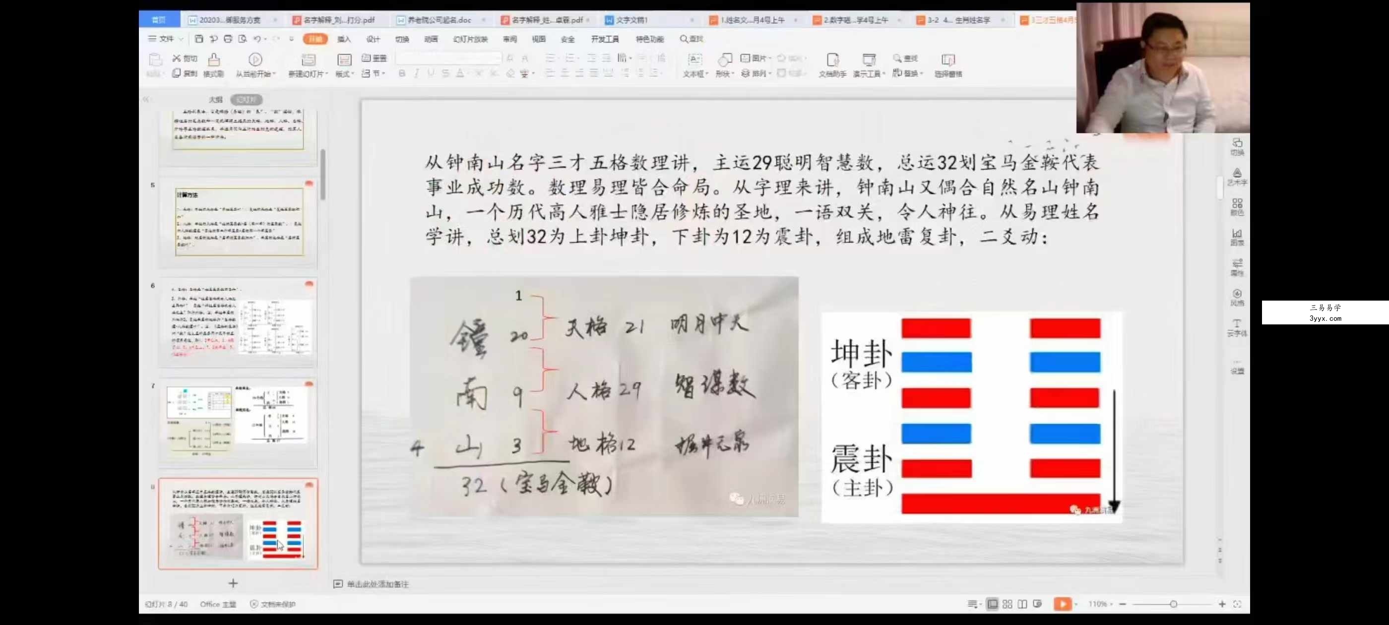 李治儒大易文化姓名学汉字译码课程6集 资料图片