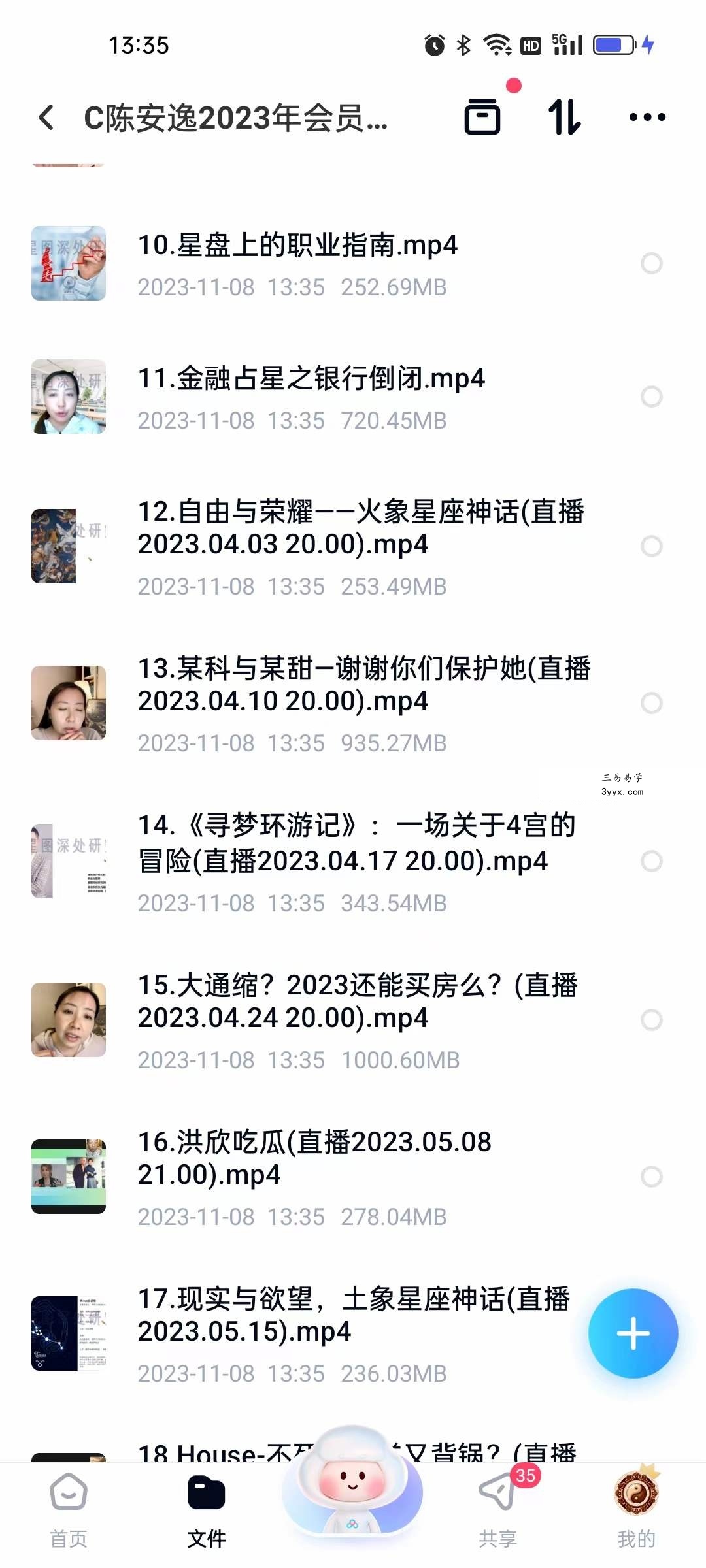 陈安逸2023年会员沙龙专栏37集 资料图片