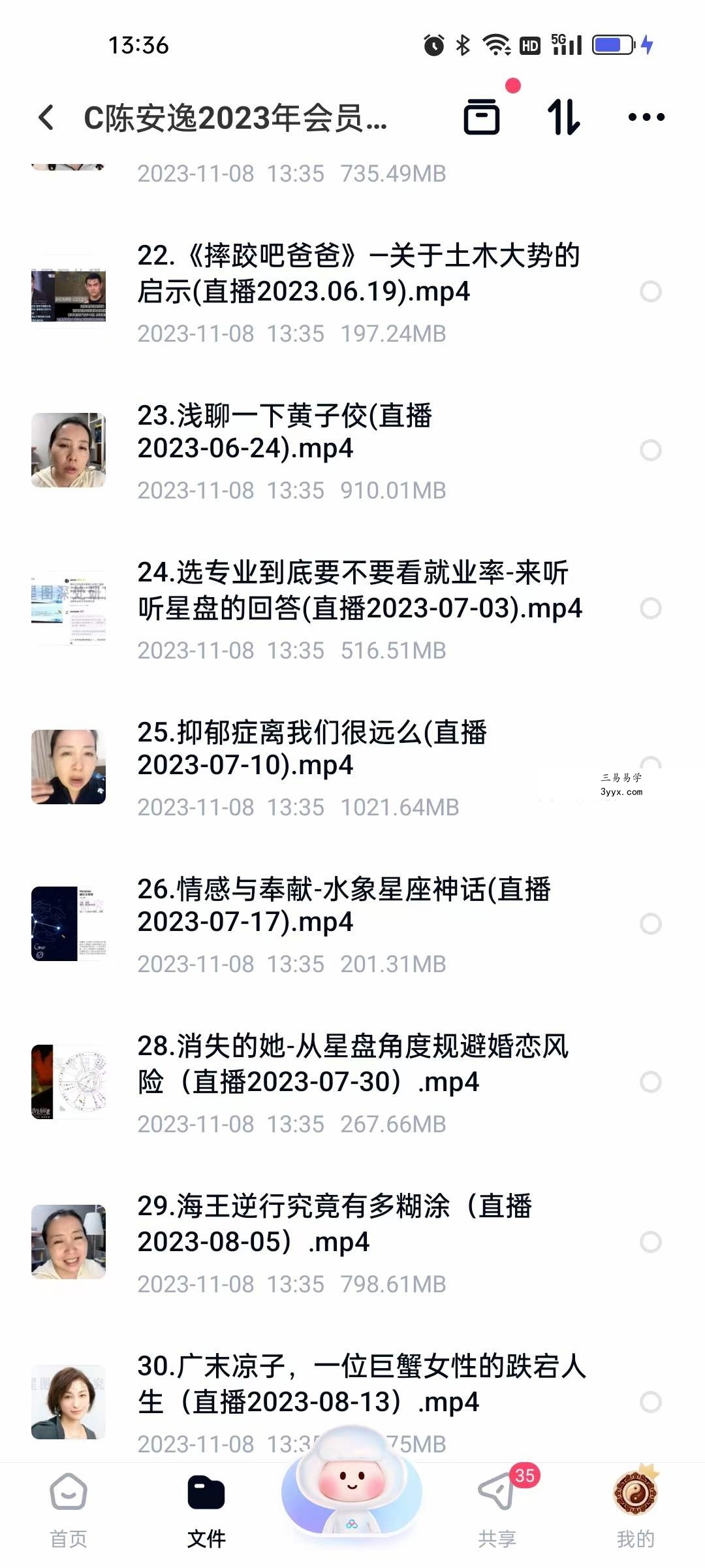 陈安逸2023年会员沙龙专栏37集 资料图片