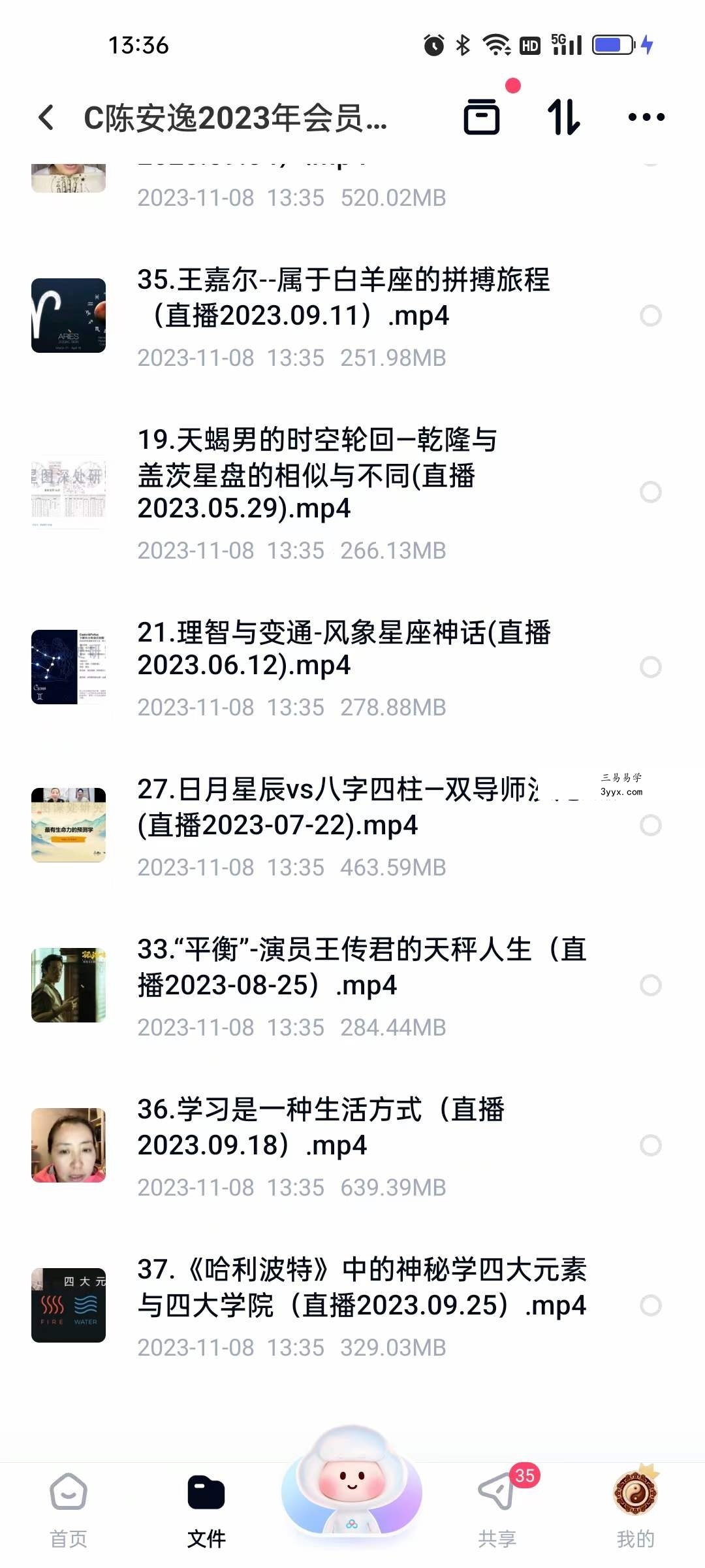 陈安逸2023年会员沙龙专栏37集 资料图片