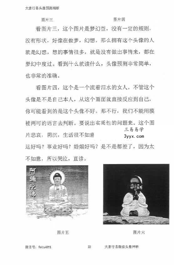 唐友权 大唐行易微信头像精断预测法 233页 资料图片