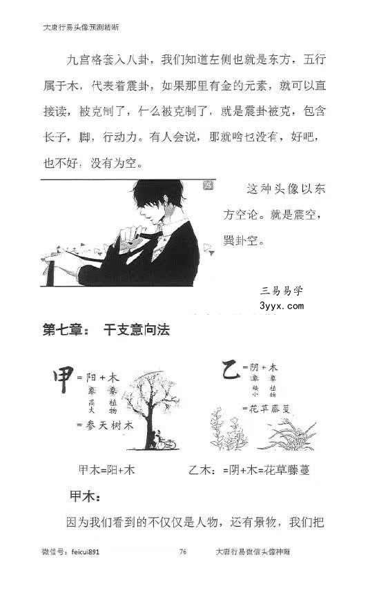 唐友权 大唐行易微信头像精断预测法 233页 资料图片