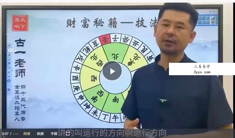 古一老师弟子班课程合集87集视频 资料图片