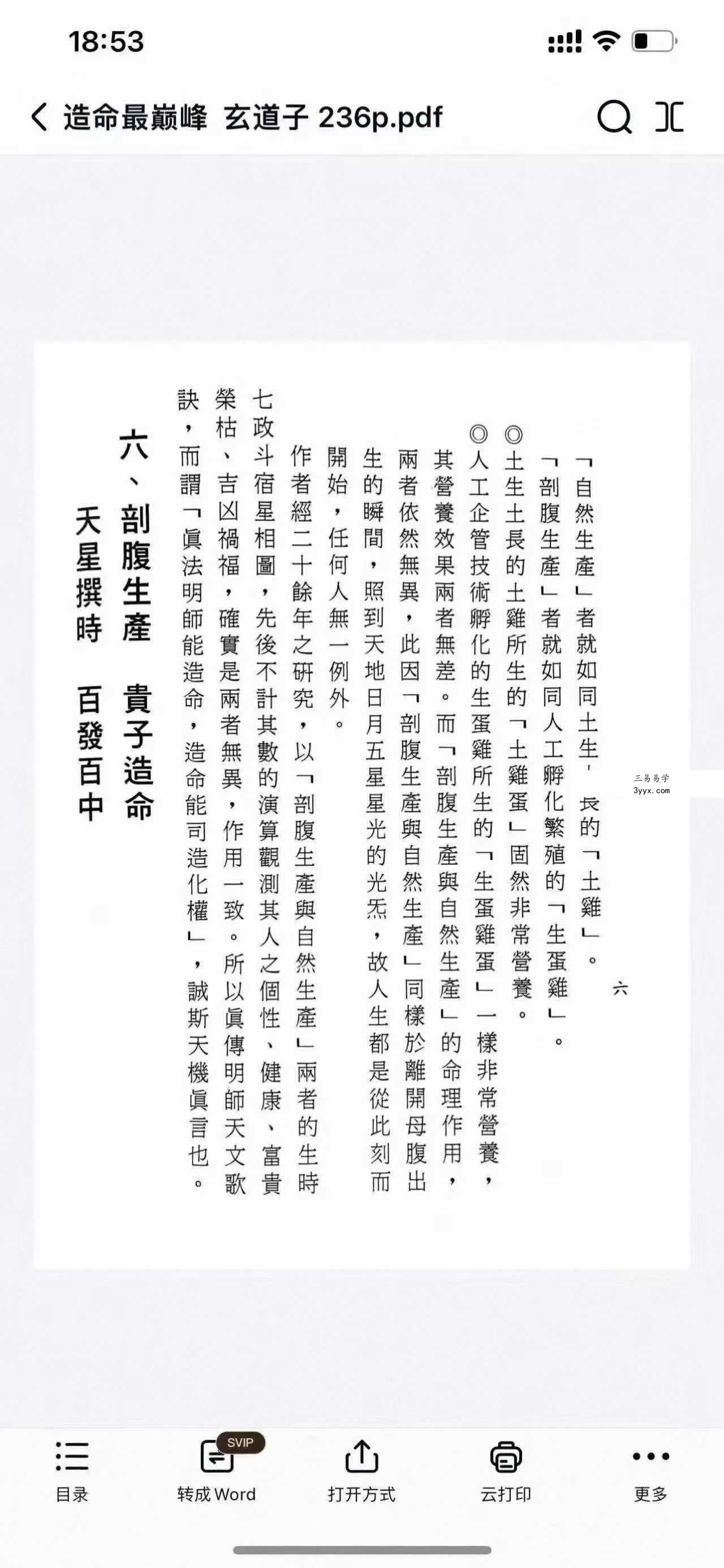 玄道子《造命最巅峰》236页 资料图片