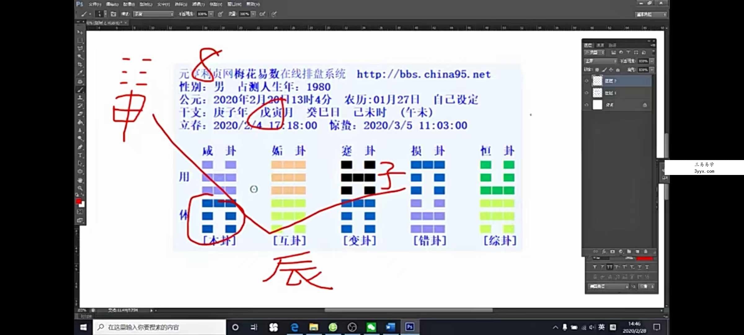 梅花易数微观论40集 基础到高级（跟传统梅花不同，注重十神干支作用） 资料图片
