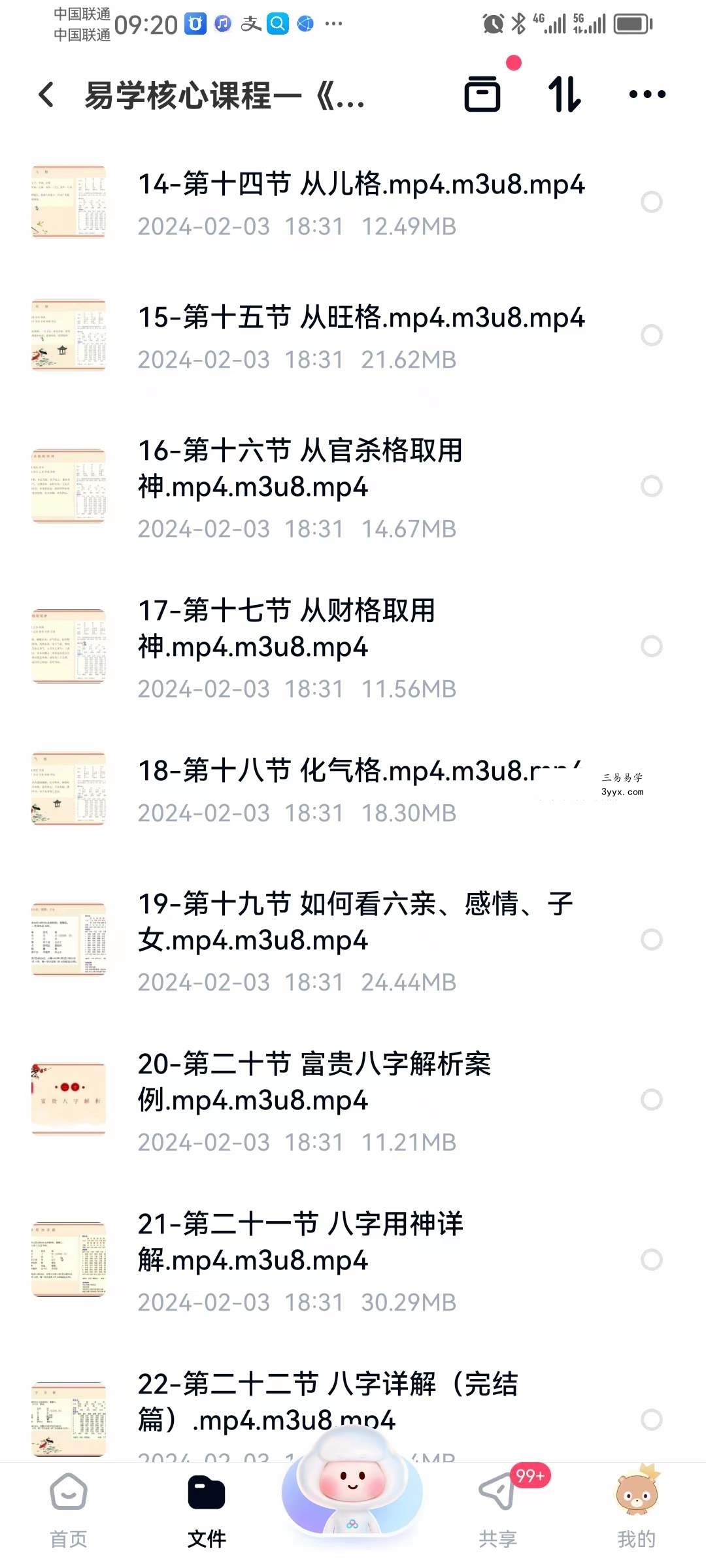 朕本布衣易学核心课程《八字命理》22集 资料图片