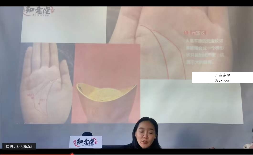 姜鲁宜《手相大师班》视频30节 资料图片