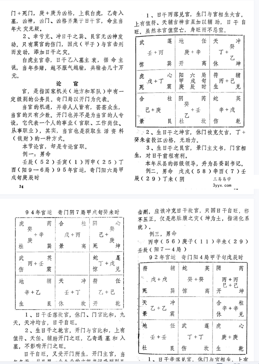 奇门算命术73页 资料图片