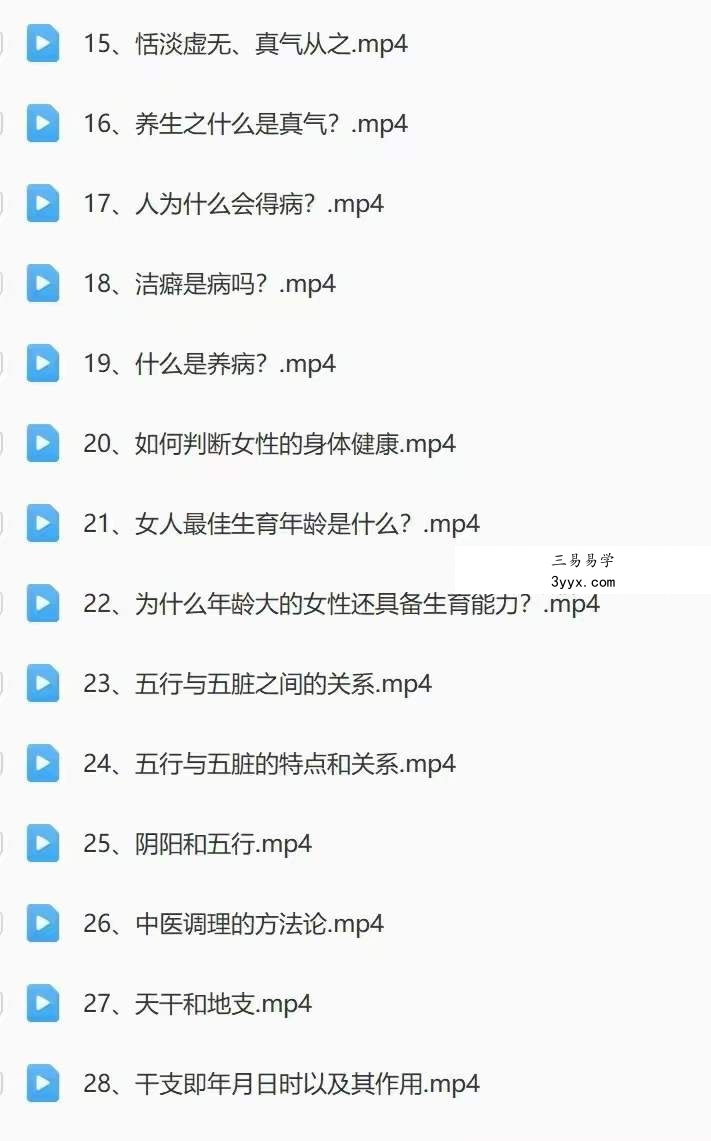 范耀华《黄帝内经》的道与术 全43讲视频课 资料图片