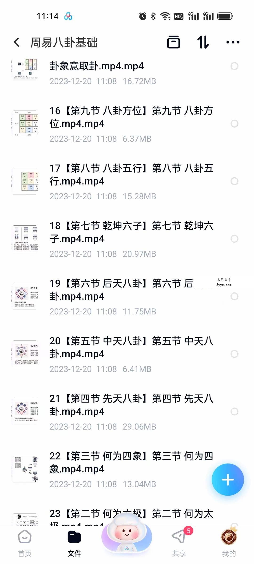 周易八卦基础教学24集 资料图片