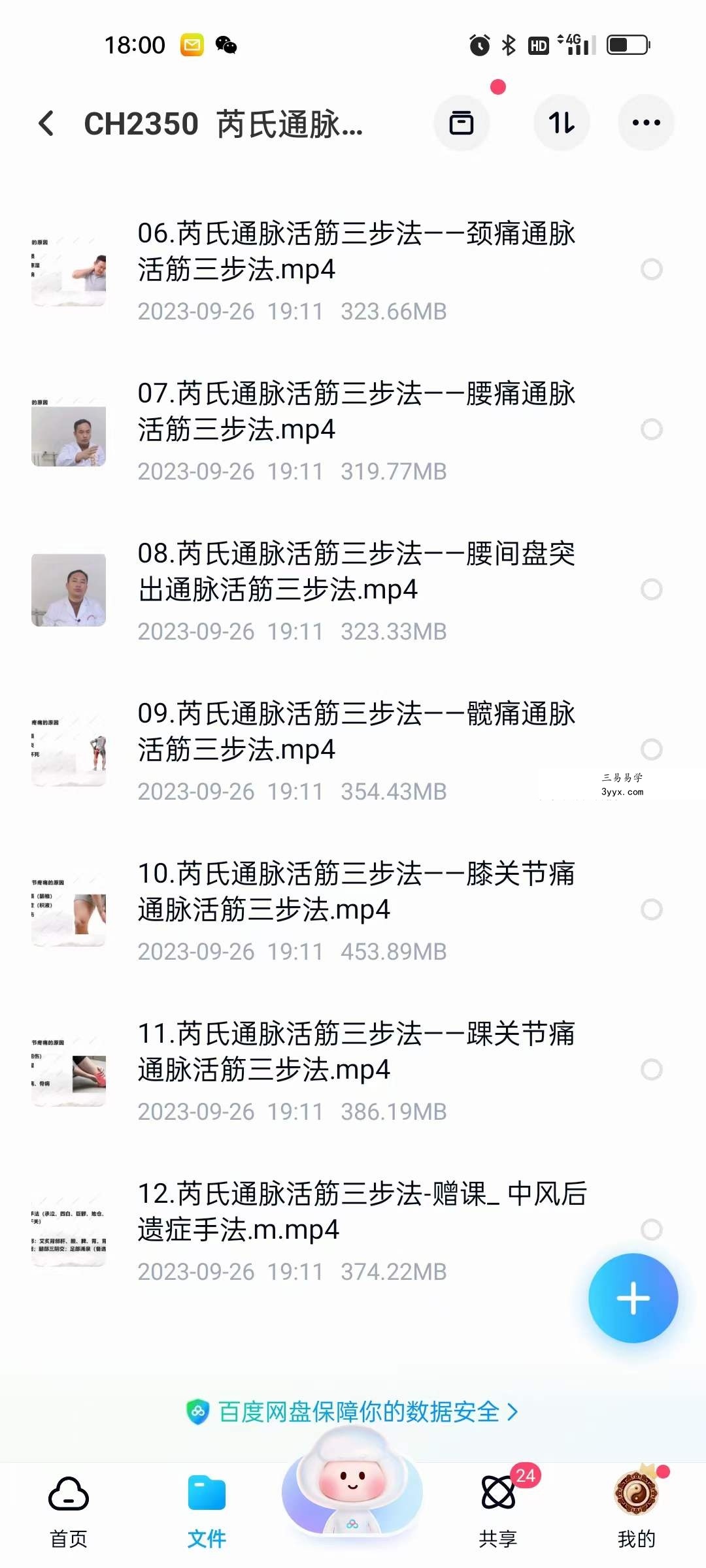 芮喜东 芮氏通脉活筋三步法12集 资料图片