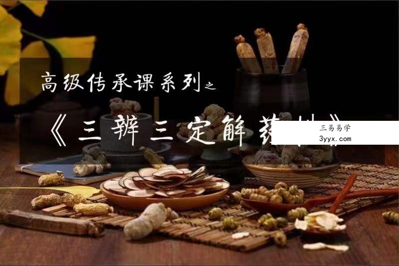 高级传承系列课之《三辨三定解药性》 资料图片
