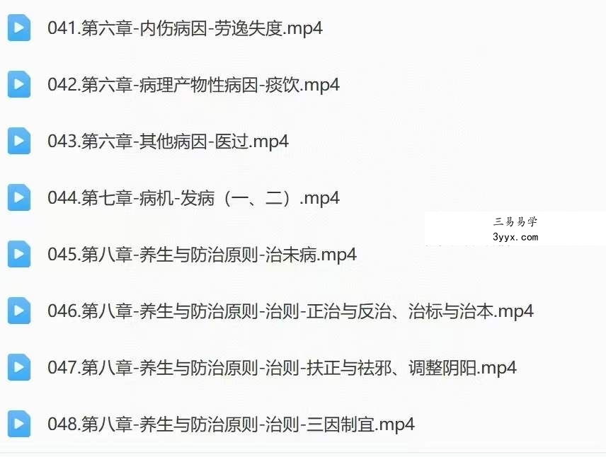 李定祥 中医师承 中医基础理论全47讲 资料图片