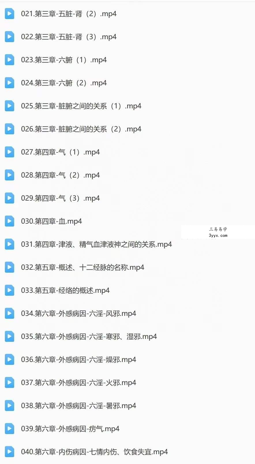李定祥 中医师承 中医基础理论全47讲 资料图片