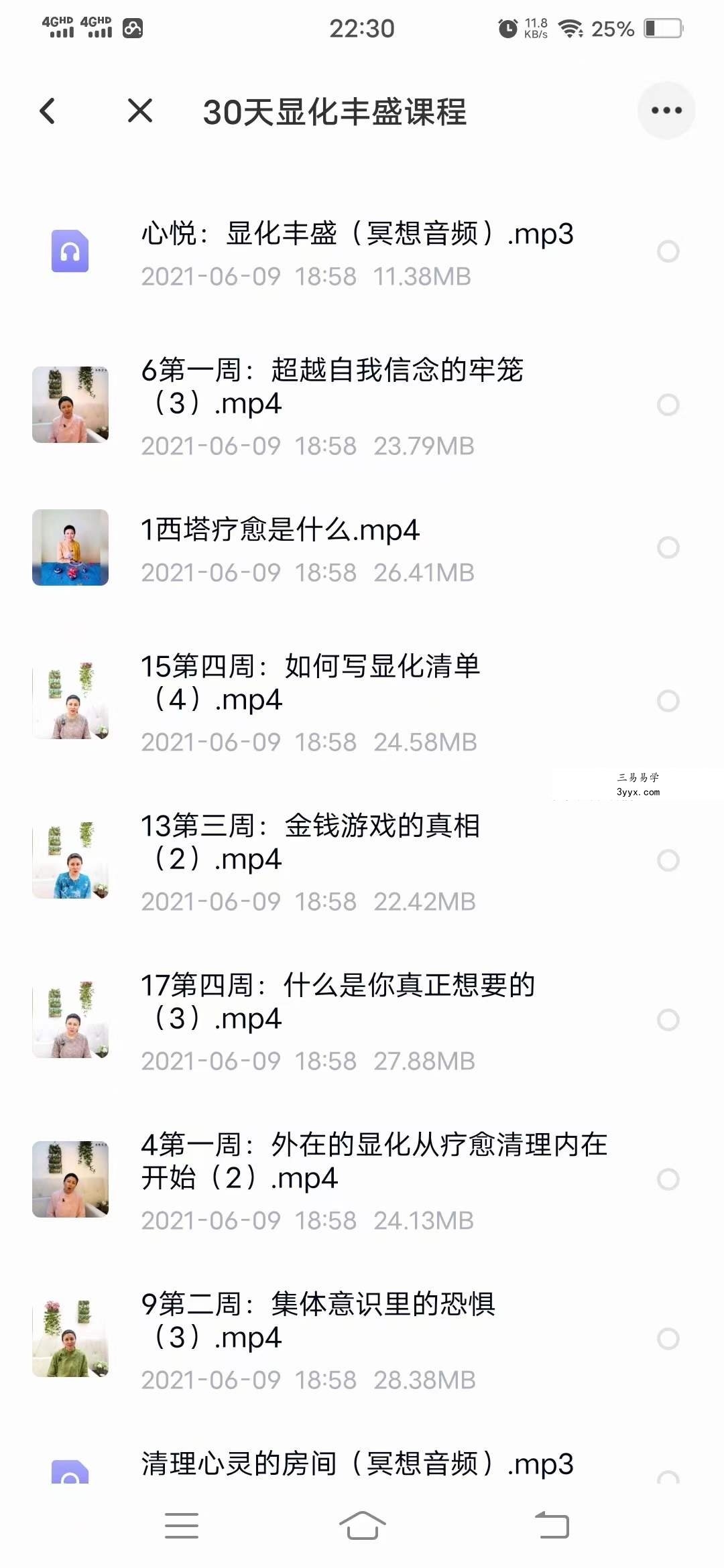 西塔文化 30天显化丰盛课程 17集视频+6节录音 资料图片