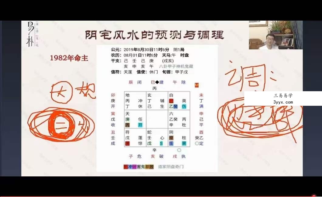 2023年于城道 易朴国学 奇门锁单宫50集+课件 资料图片