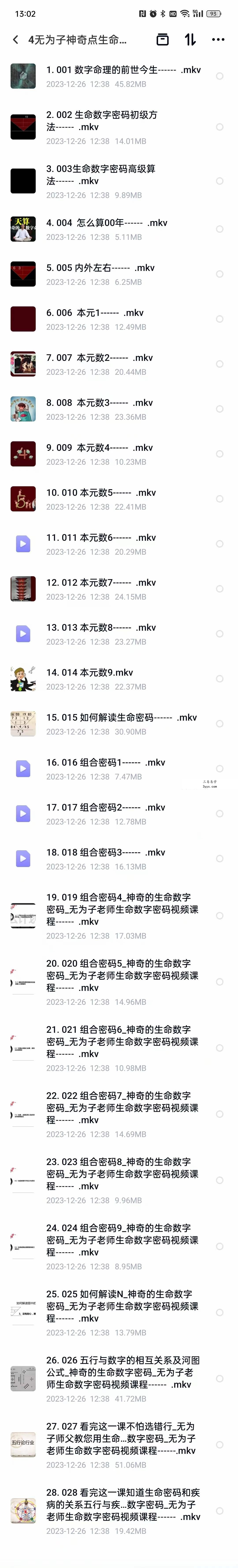 无为子 天算 神奇点生命数字密码28集 资料图片