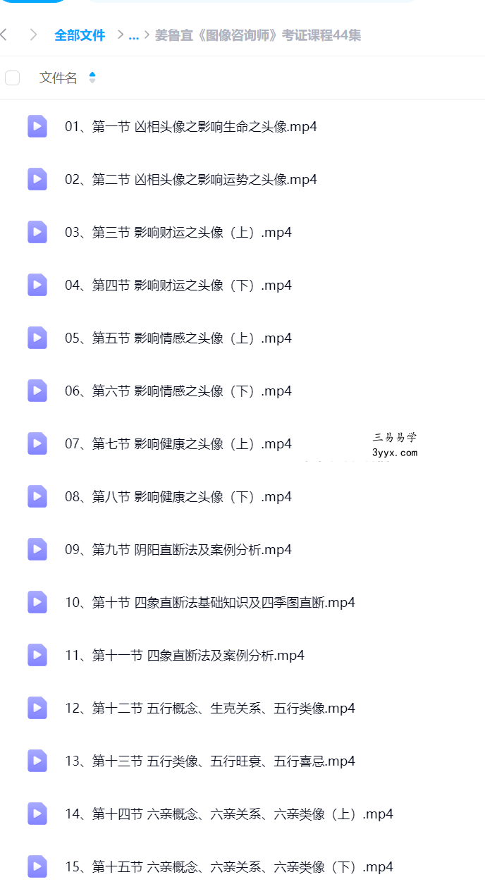 姜鲁宜《微信头像职业预测师4套》109集 资料图片