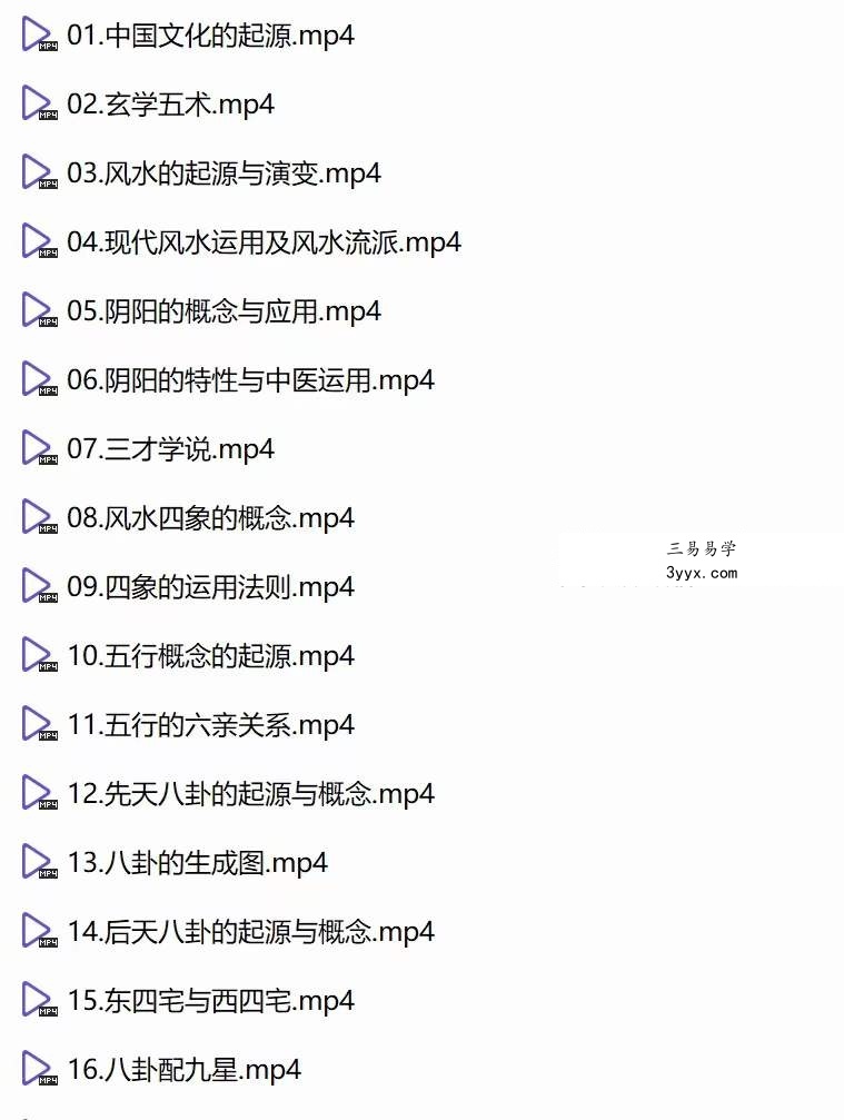 赢元老师《古法八宅》31集 资料图片