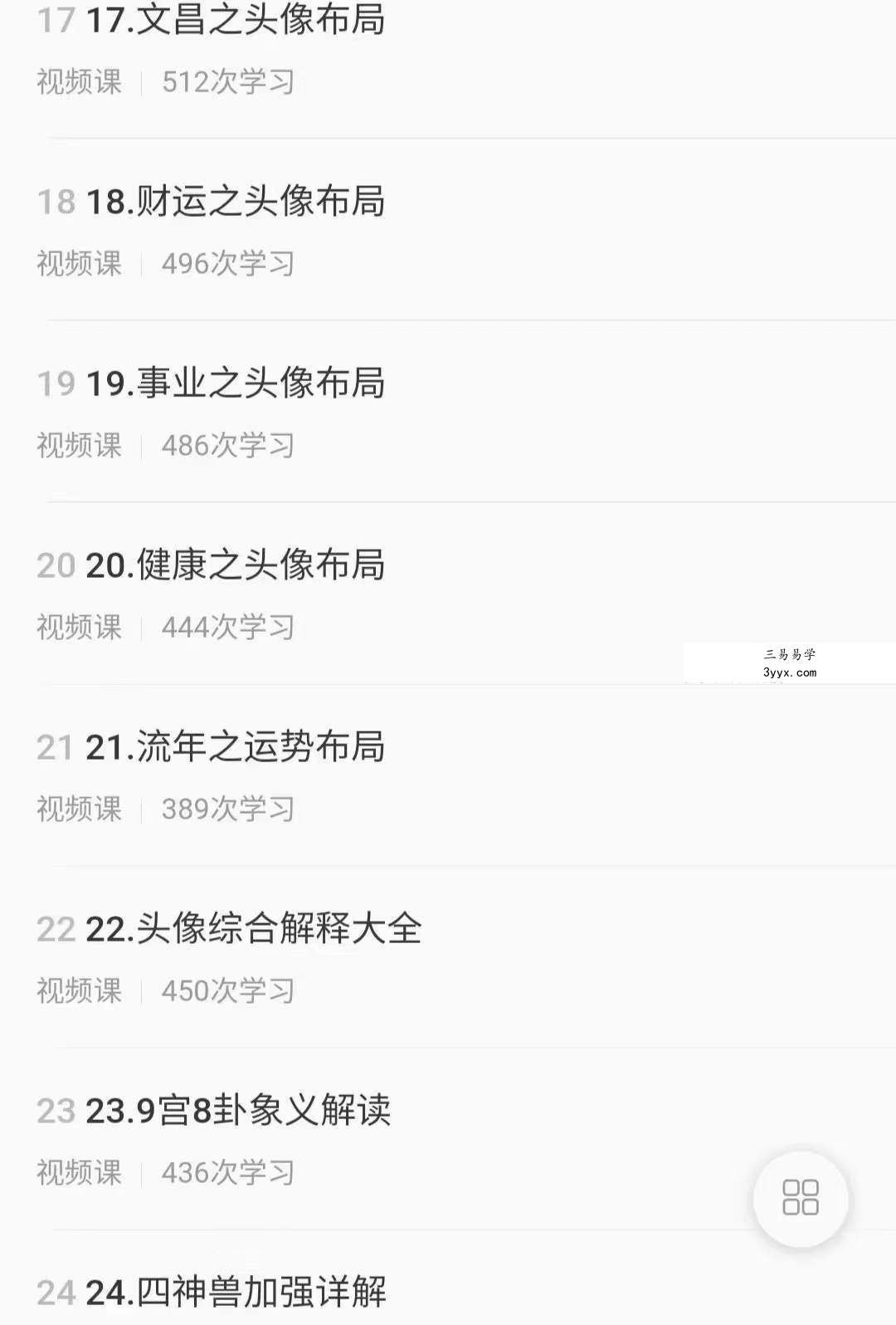象运人生 微信头像系列课26集 资料图片