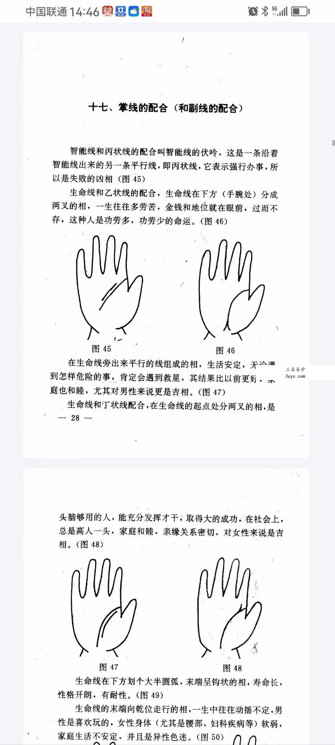 陈宏彦《玉派手相术》202页 资料图片