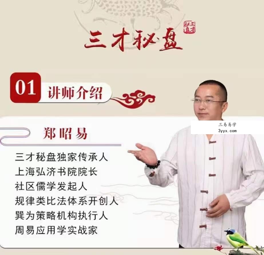 郑昭易 一学即用的周易三才秘盘26集 资料图片
