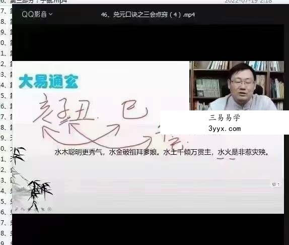 张同全 归元命理全套96集+文档 资料图片