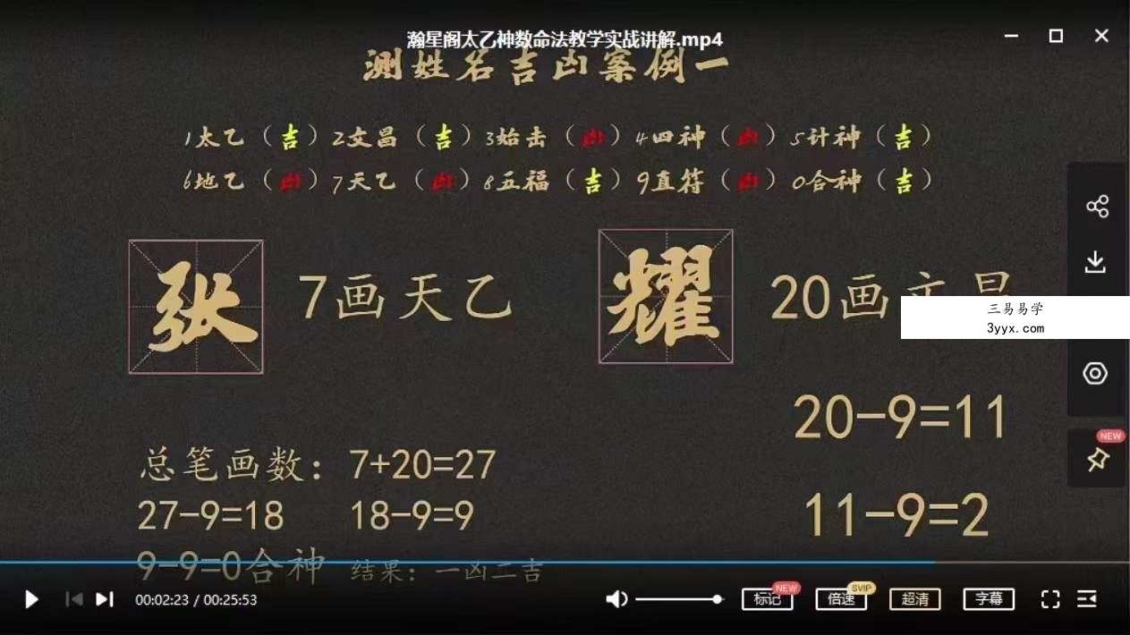 青鉴太乙神数实战预测 视频+资料 资料图片