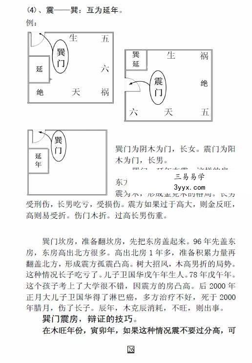 杜云学弟子班《八宅风水面授班记录》（完整版）94页 资料图片