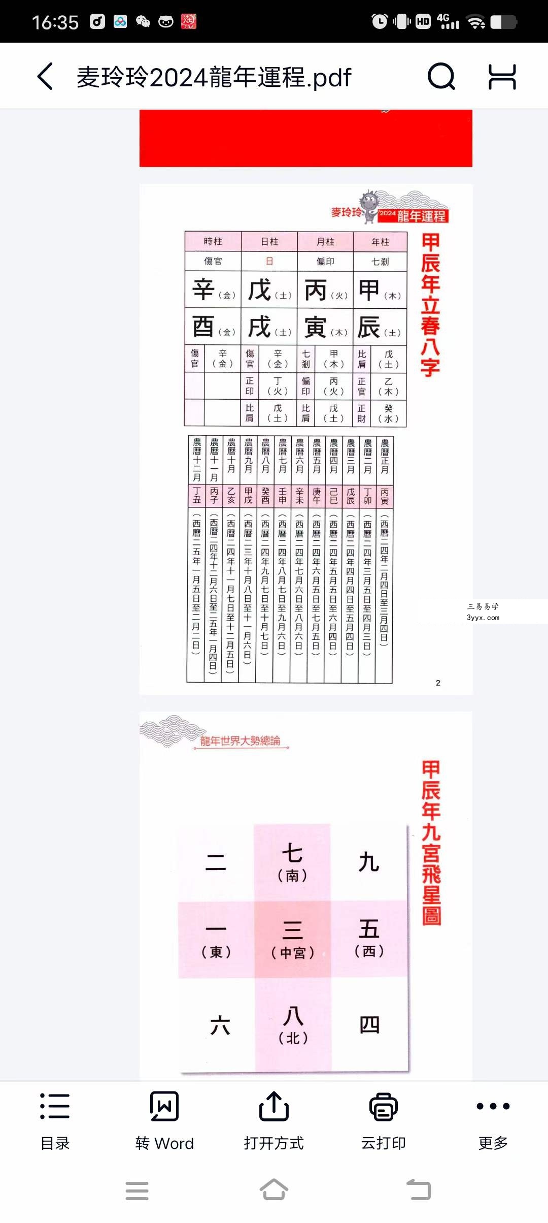 麦玲玲2024龙年运程449页 免费结缘 资料图片