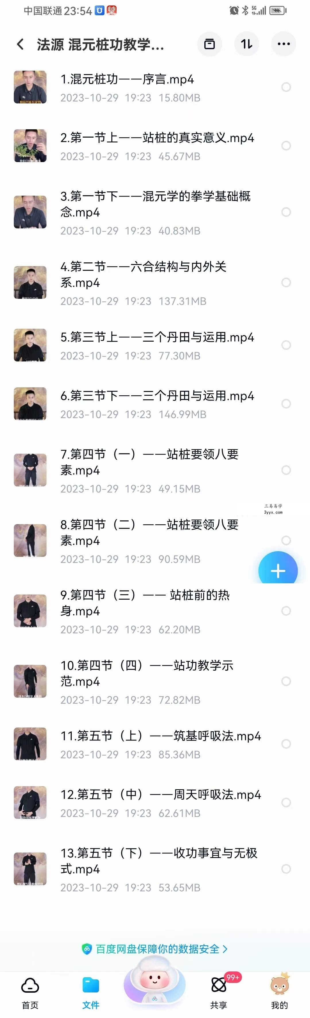 法源 混元桩功教学｜大众健身｜老幼皆宜｜13节 资料图片