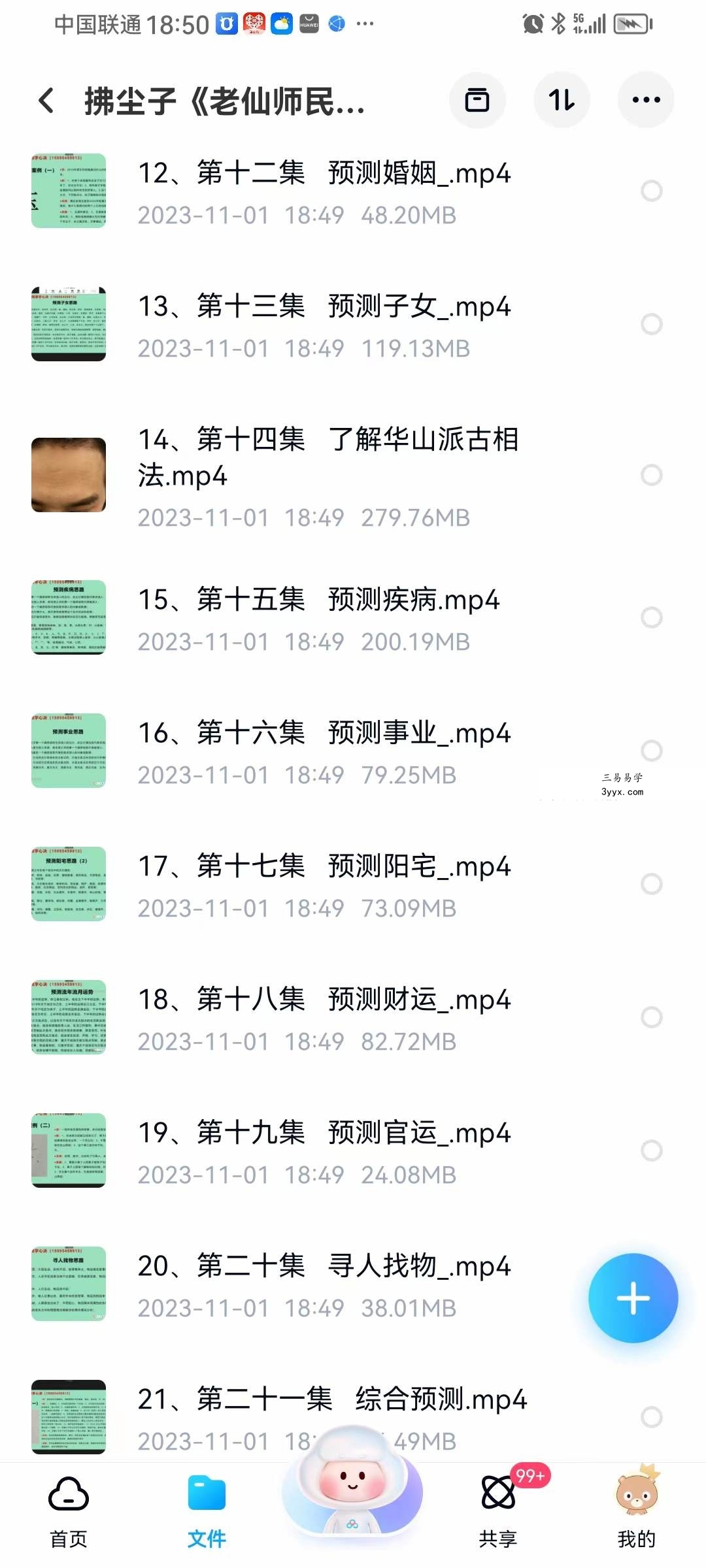 拂尘子《老仙师民间测字心诀》22集 资料图片