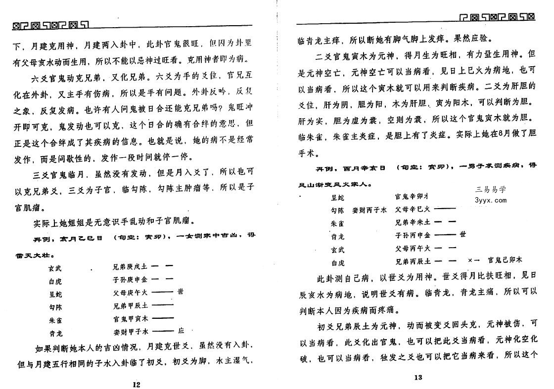 王虎应 六爻测病分科详解（上册+中册） 资料图片