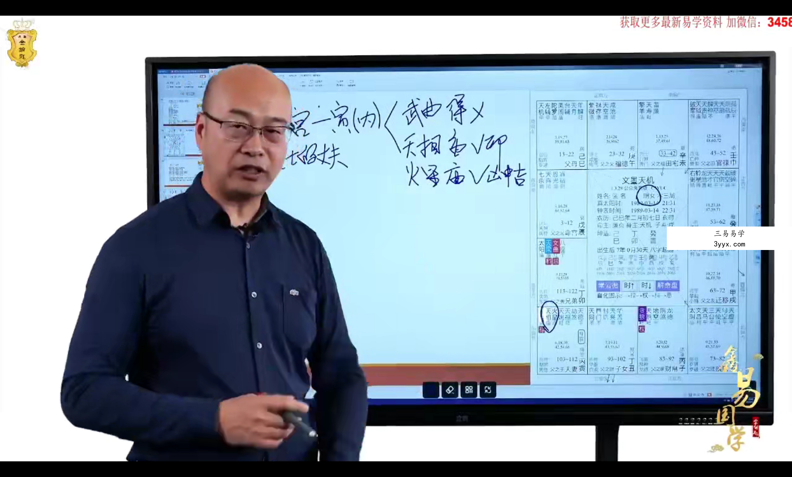 鑫易国学 紫微斗数系统课19集 资料图片