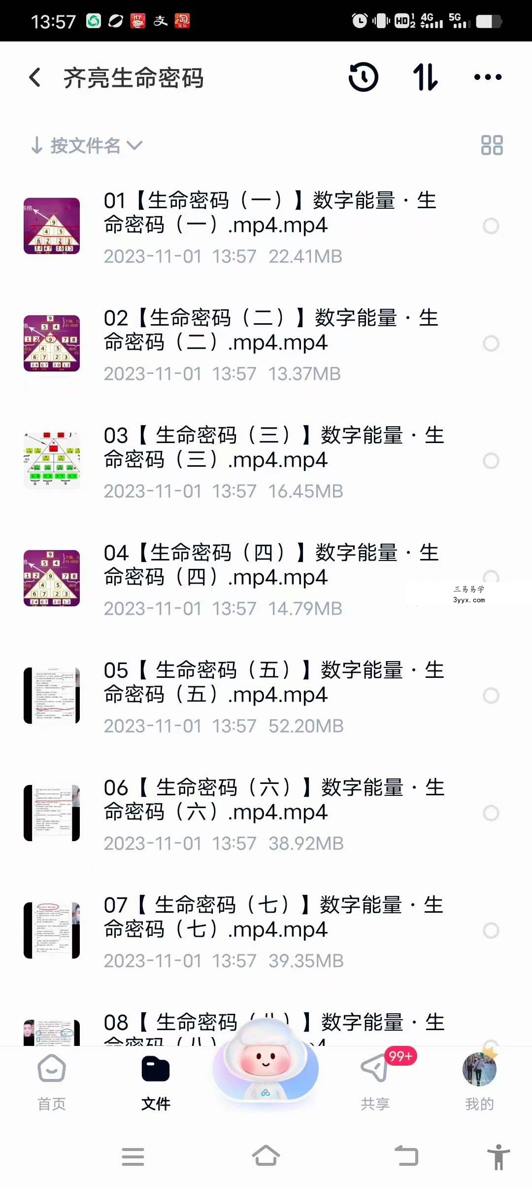 鑫易国学 齐亮 数字能量之生命密码13集 资料图片