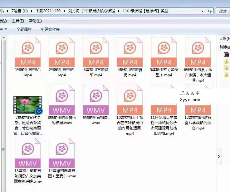 刘方舟 子平格局法核心课程 资料图片