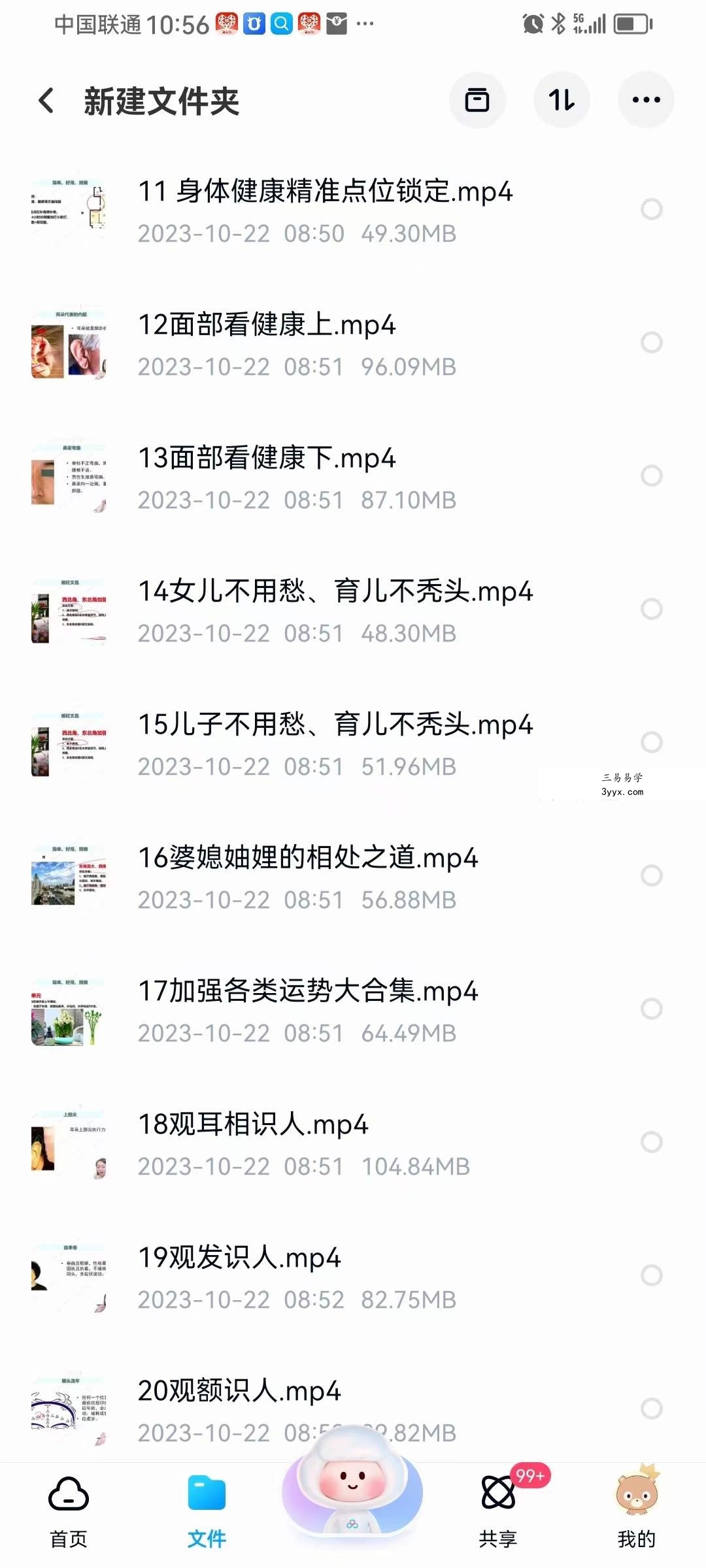 何曼宁得易老师面相识人文化课27节+5节 资料图片