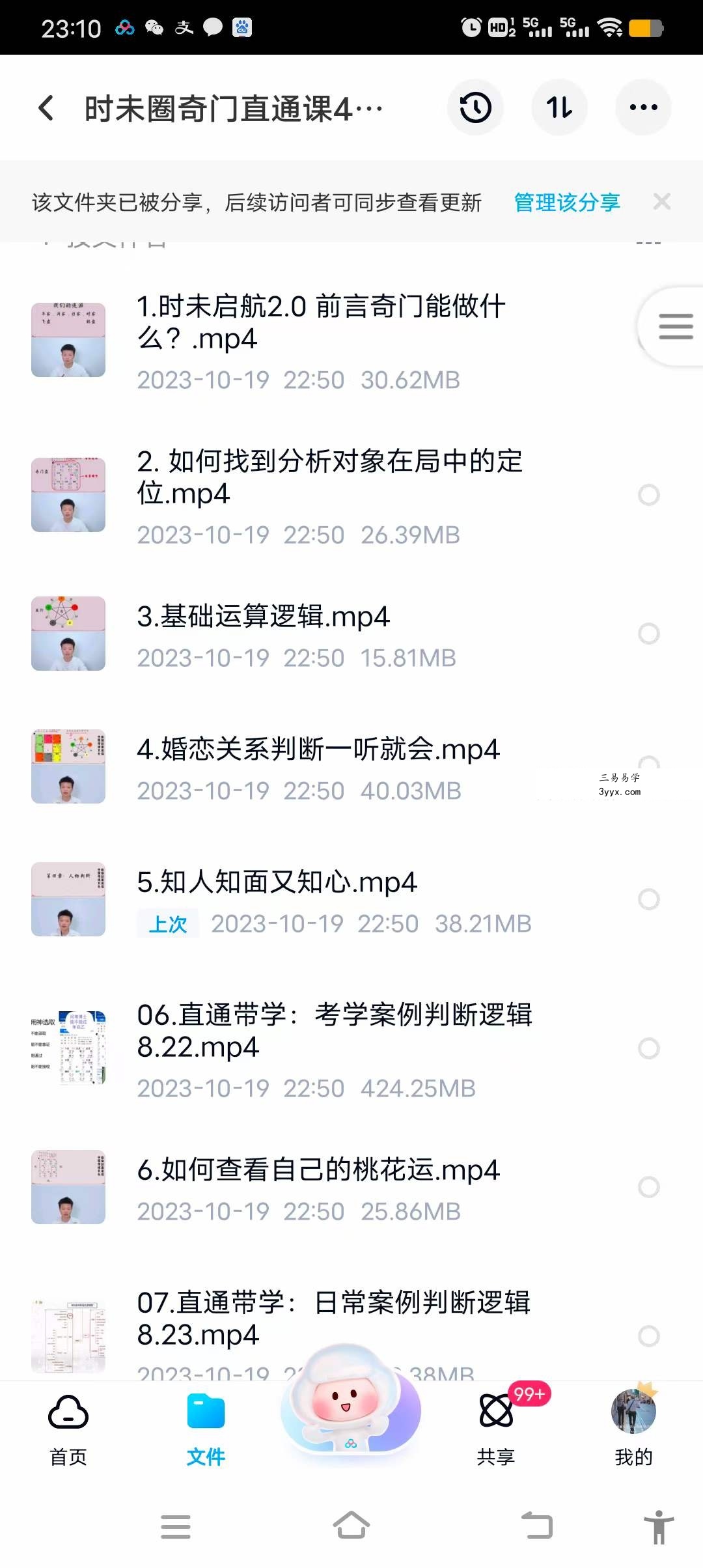 时未圈奇门直通课44集（入门） 资料图片