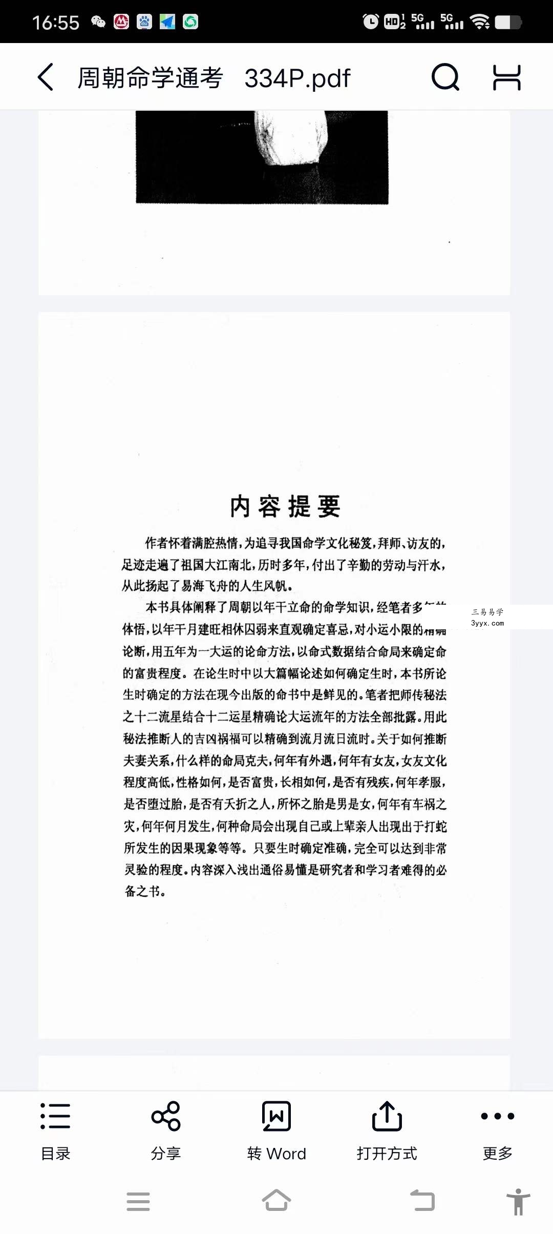 连俊明《周朝命学通考》334页 资料图片