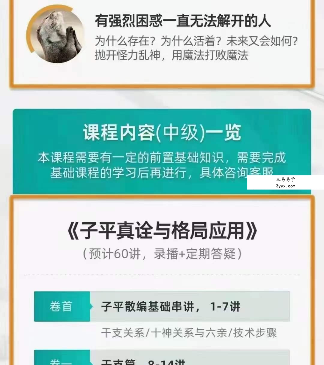 晟峰《子平真诠与格局应用》59集 资料图片