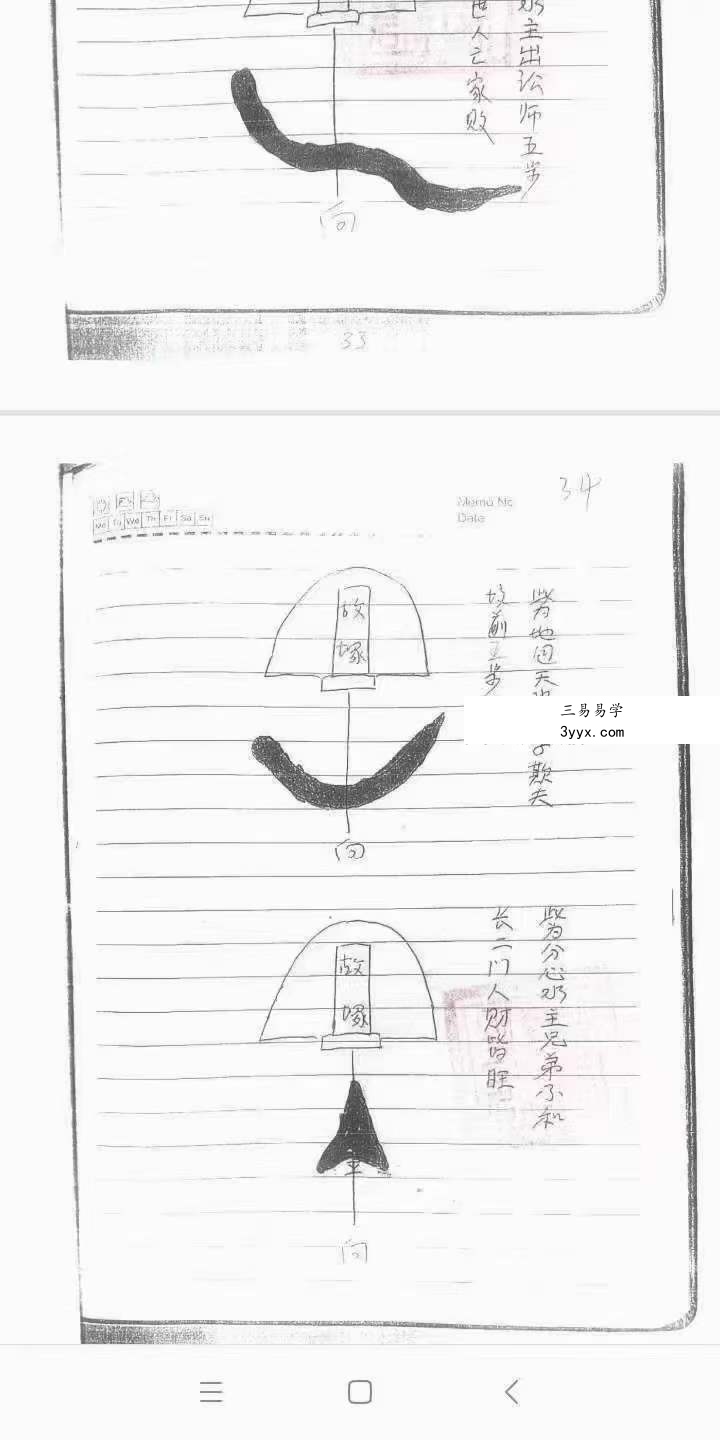 阮茂栋 真传混元地理笔记229页 资料图片