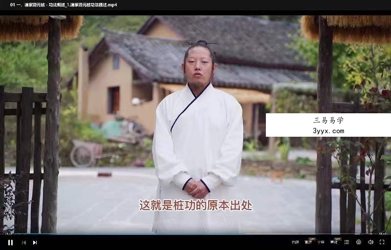 武当李资通 道家混元桩-线上教学课程15集 资料图片