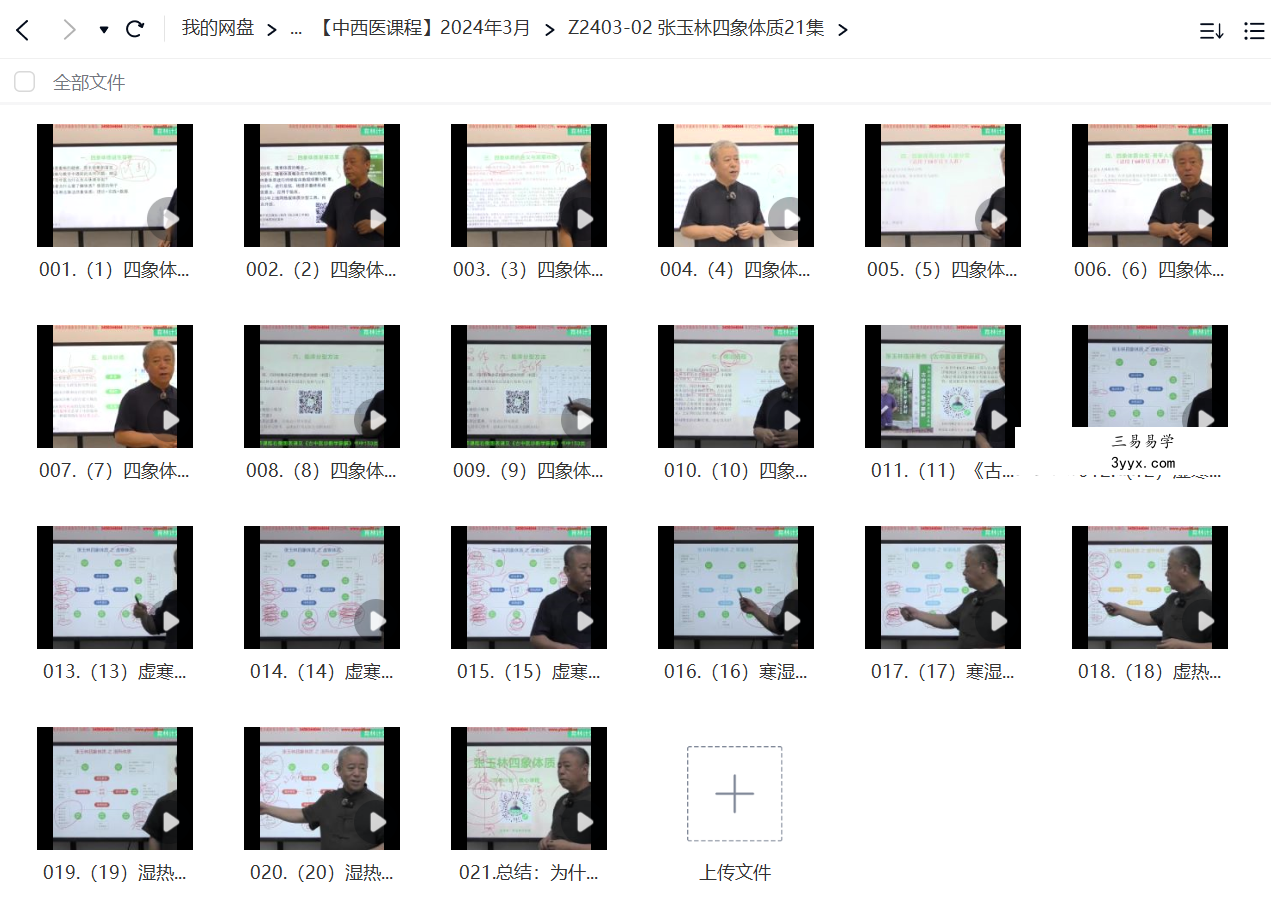 张玉林四象体质21集 资料图片