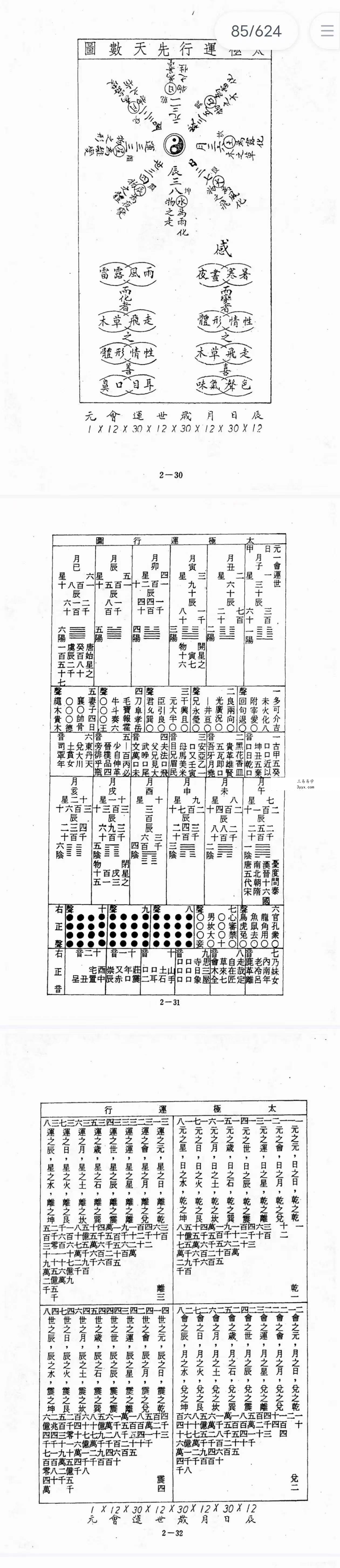 道家顾祥弘《飞星紫微斗数全书》无字天书 624页 资料图片